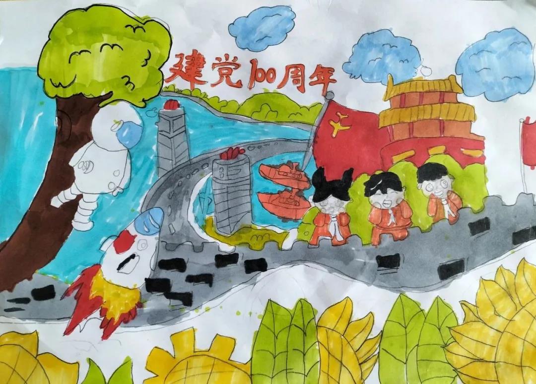 繪畫(huà)《祝福祖國越來(lái)越好》.jpg